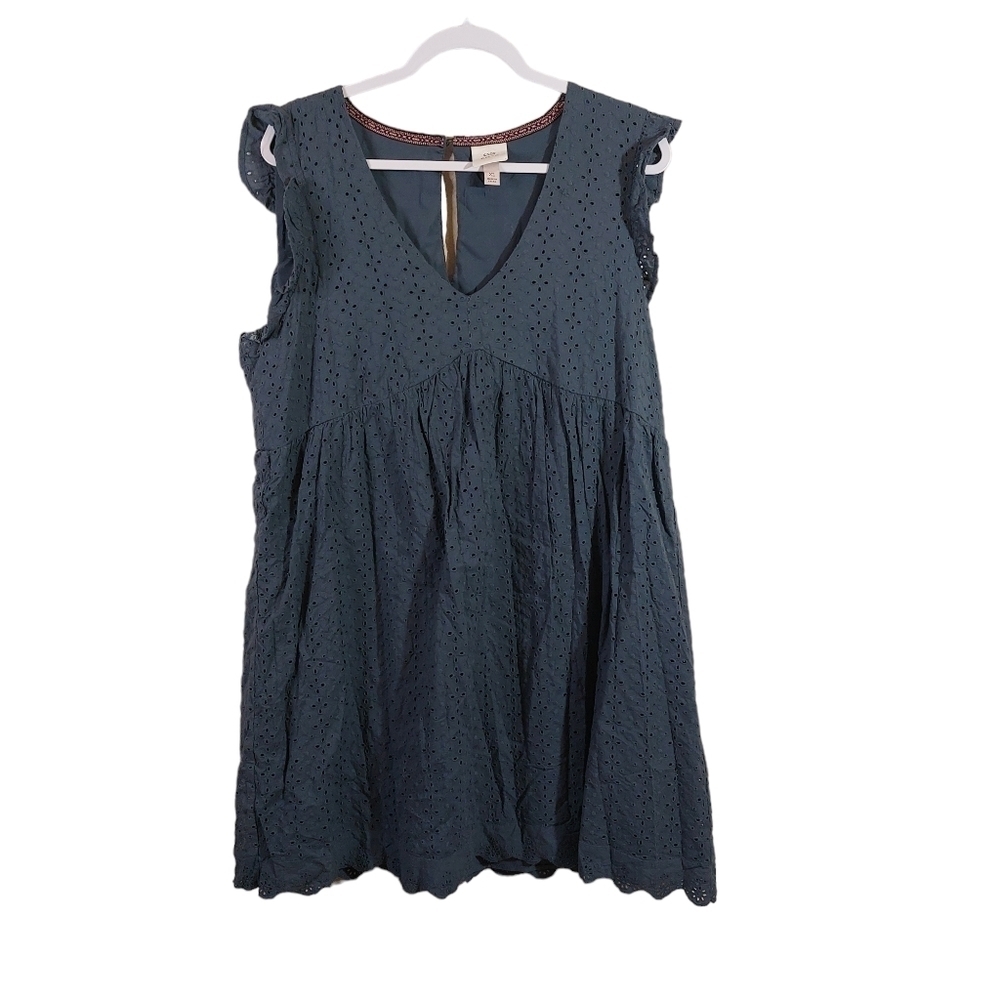 Knox Rose Ladies Eyelet Lace Casual Dress